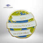 Pin metalico Día de la tierra