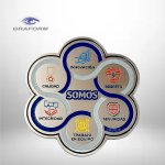 Pin personalizado grabado SOMOS