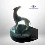 Trofeo competencia de perros
