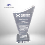Trofeos empresariales y personalizados en acrílico